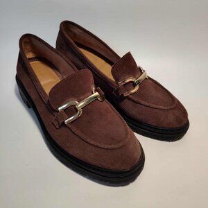 Kelly & Katie 'Maddie' Brown Platform Suede loafers size 8